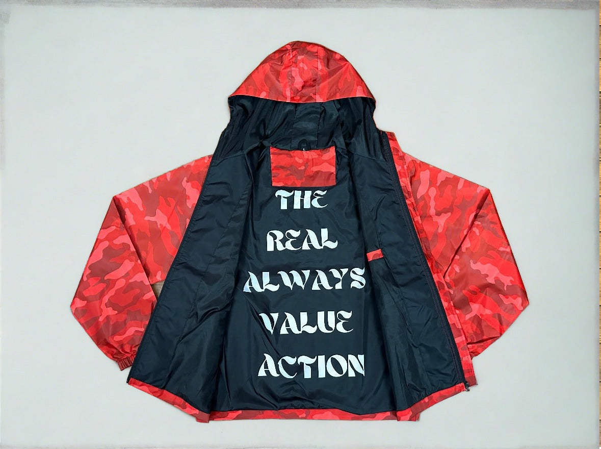 Red Camo Windbreaker