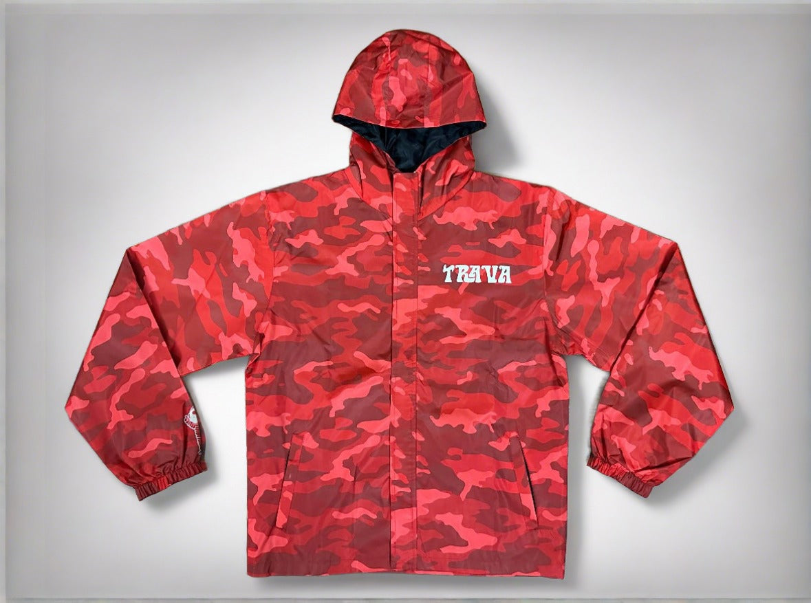 Red Camo Windbreaker