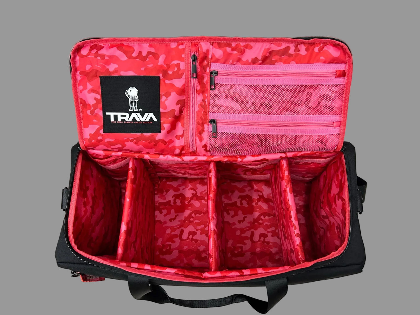 PREORDER - Duffle Bag - Black/Red Camo