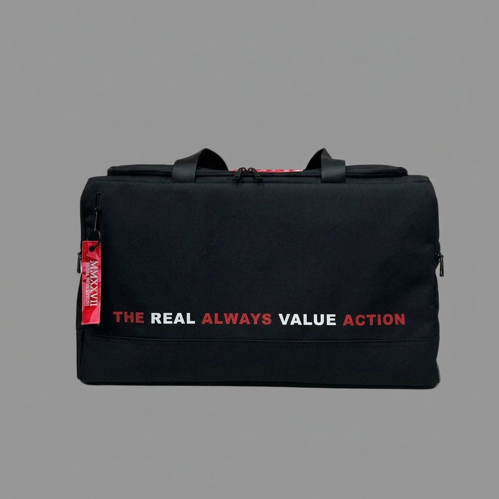 PREORDER - Duffle Bag - Black/Red Camo