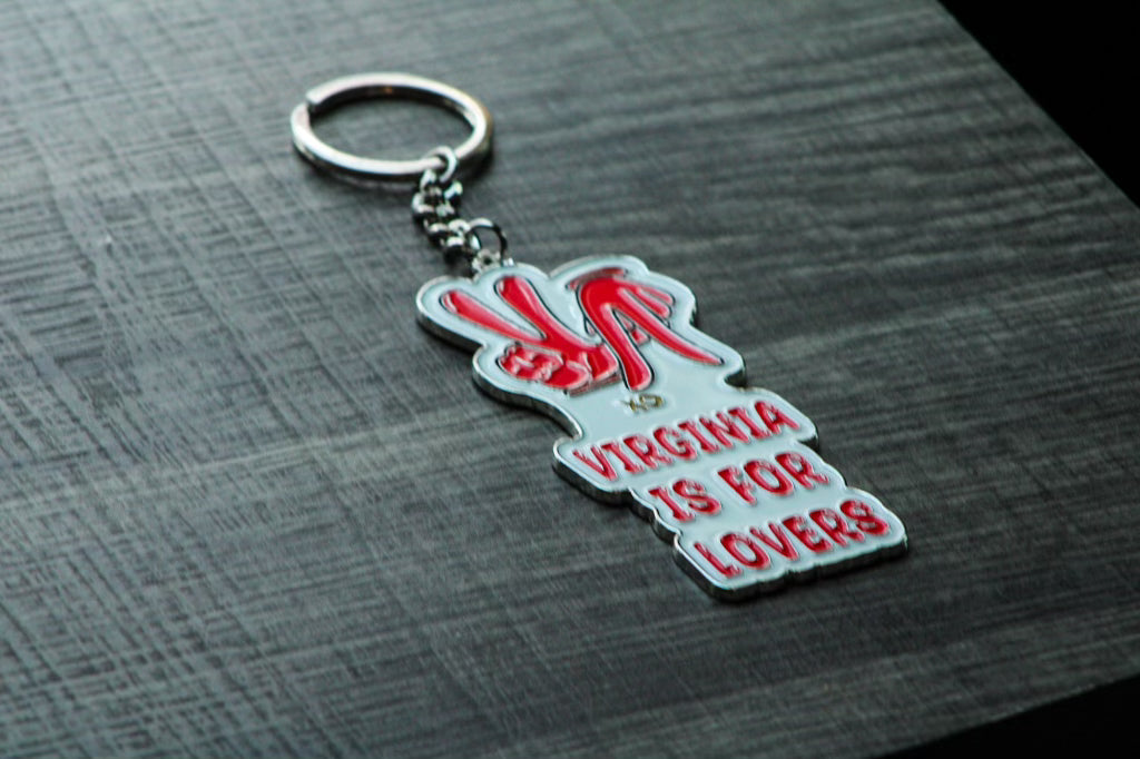 VA Is For Lovers Keychain