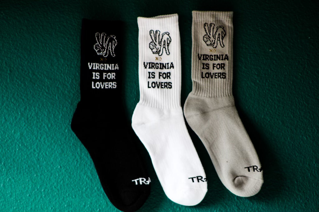 VA is For Lovers Crew Socks (3-Pack)